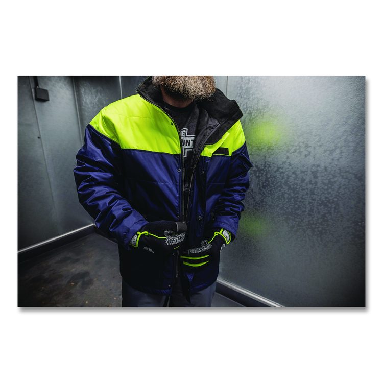 N-Ferno 6476 Insulated Freezer Jacket, X-Small, Navy