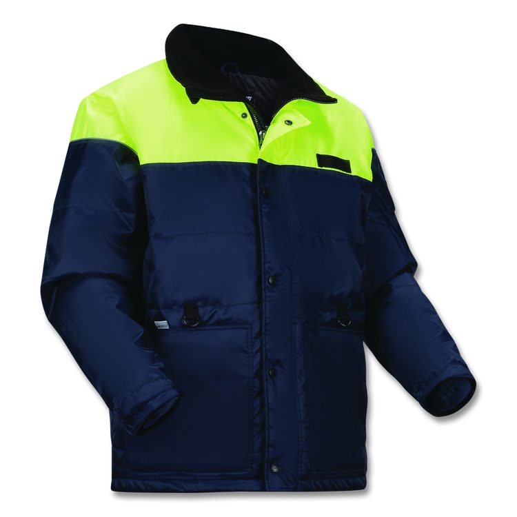 N-Ferno 6476 Insulated Freezer Jacket, Small, Navy