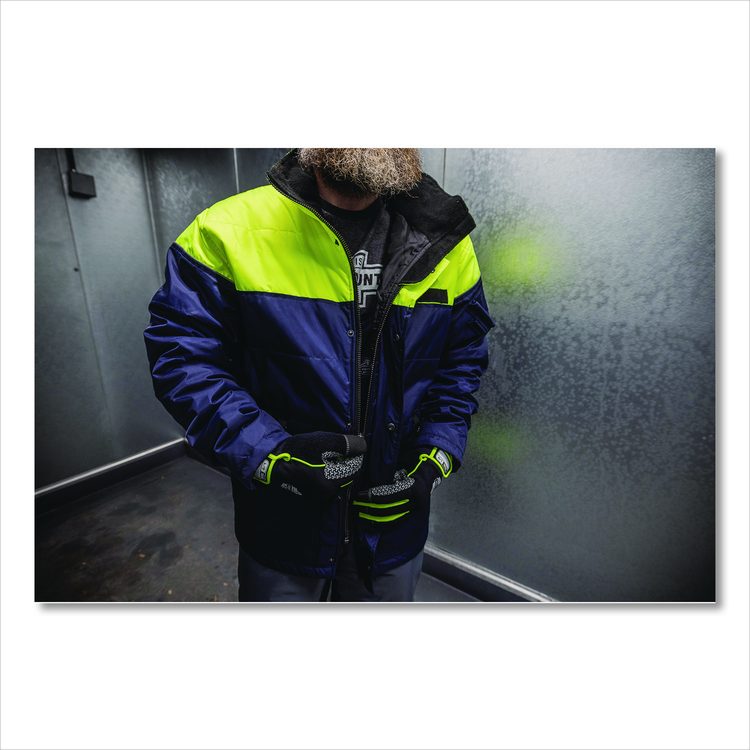 N-Ferno 6476 Insulated Freezer Jacket, Small, Navy