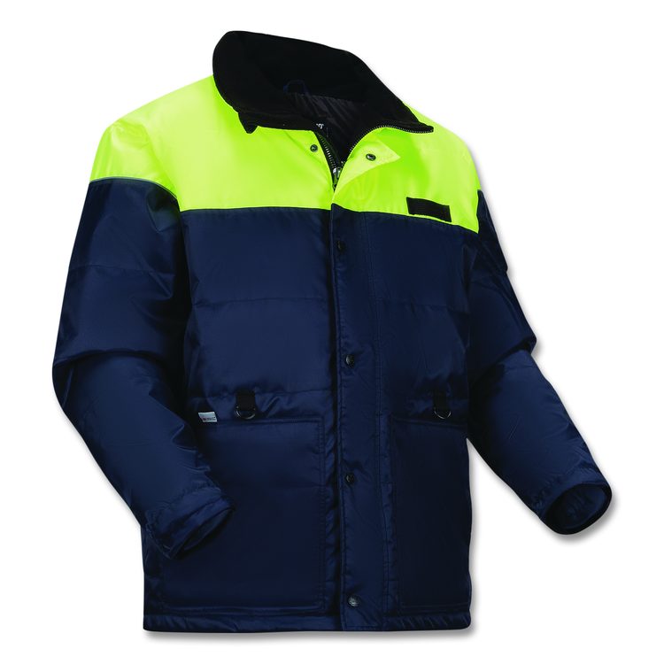 N-Ferno 6476 Insulated Freezer Jacket, 5X-Large, Navy