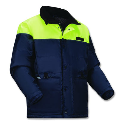 N-Ferno 6476 Insulated Freezer Jacket, 5X-Large, Navy