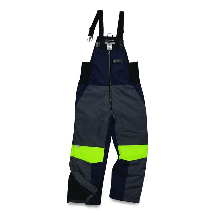 N-Ferno 6477 Insulated Cooler Bib Overall, 2X-Large, Navy