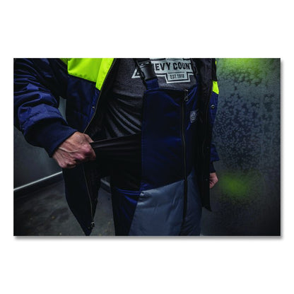 N-Ferno 6477 Insulated Cooler Bib Overall, 5X-Large, Navy