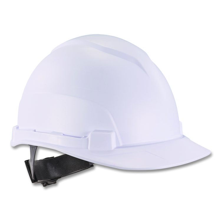Skullerz 8967 Class E Lightweight Cap-Style Hard Hat, 6-Point Standard Ratchet, One Size Fits Most (6.5 to 8.25), White