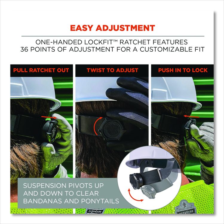 Skullerz 8967 Class E Lightweight Cap-Style Hard Hat, 6-Point Standard Ratchet, One Size Fits Most (6.5 to 8.25), Lime