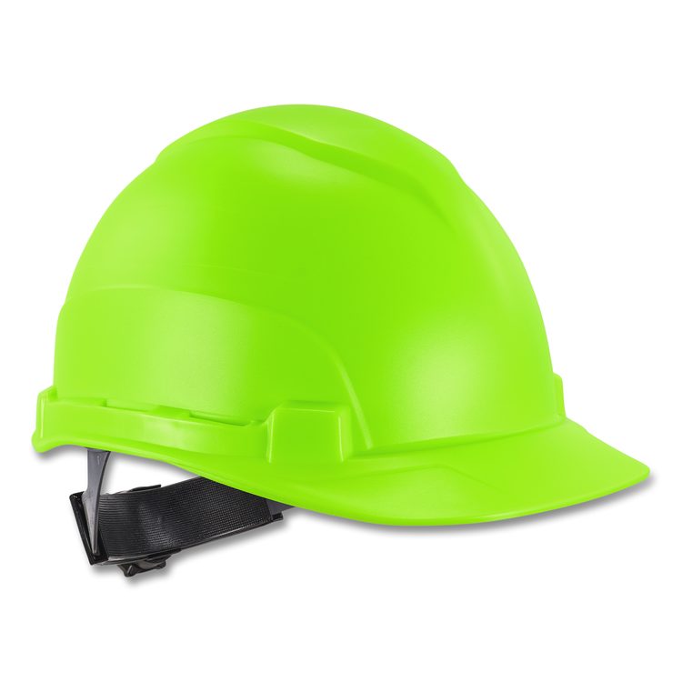 Skullerz 8967 Class E Lightweight Cap-Style Hard Hat, 6-Point Standard Ratchet, One Size Fits Most (6.5 to 8.25), Lime