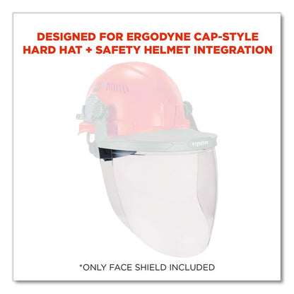 Skullerz 8997 Anti-Scratch/Anti-Fog Face Shield Replacement, Cap-Style/Safety Helmet, Clear Lens
