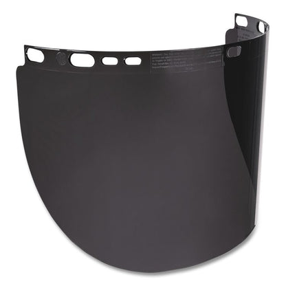 Skullerz 8998 Anti-Scratch/Anti-Fog Face Shield Replacement for Full Brim Hard Hat, Smoke Lens