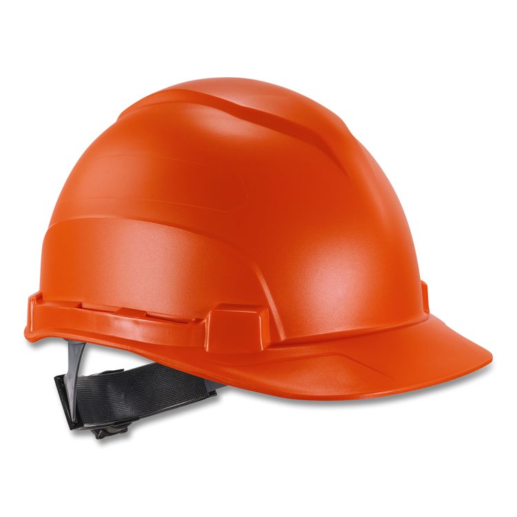 Skullerz 8967 Class E Lightweight Cap-Style Hard Hat, 6-Point Standard Ratchet, One Size Fits Most (6.5 to 8.25), Orange