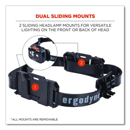 Skullerz 8979 Headband Light Mount with Silicone Strap