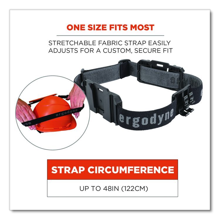 Skullerz 8980 Headband Light Mount with Fabric Strap