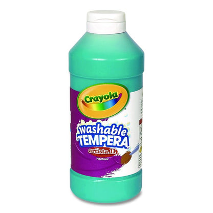 Artista II Washable Tempera Paint, Turquoise, 16 oz. Bottle
