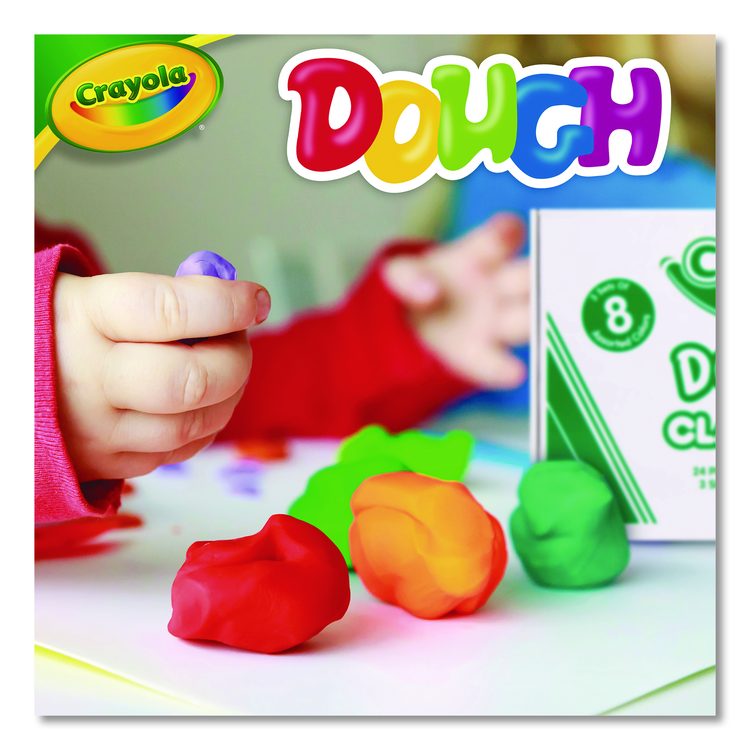 Dough Classpack, 3 oz, 8 Assorted Colors, 24/Pack