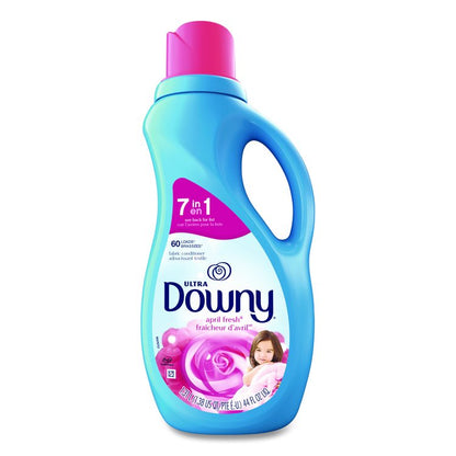 Liquid Fabric Softener, April Fresh Scent, 44 oz Bottle, 6/Carton