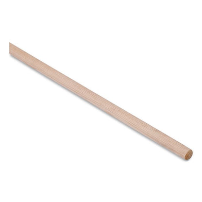 Handle/Deck Mops, #20 White Cotton Head, 54" Natural Wood Handle
