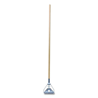 Quick Change Metal Head Mop Handle for No. 20 and Up Heads, 62", Natural