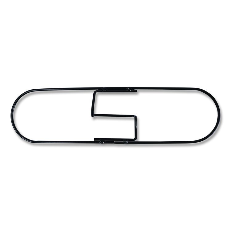Clip-On Dust Mop Frame, 18 x 5, Zinc Plated, Black