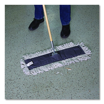 Disposable Dust Mop Head, Cotton, 18w x 5d