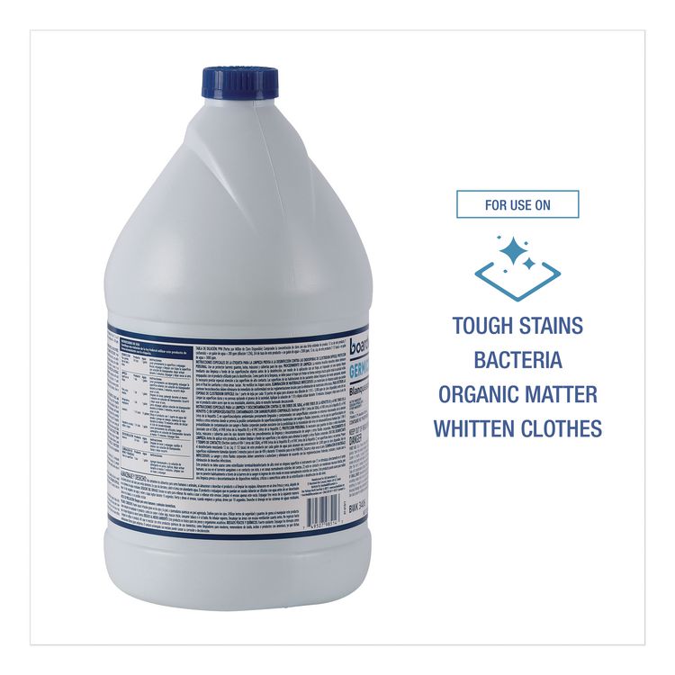 Germicidal Ultra Bleach, 6% Sodium Hypochlorite, 1 gal Bottle, 6/Carton