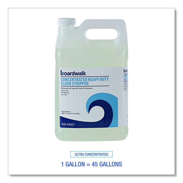 Concentrated Heavy-Duty Floor Stripper, 1 gal Bottle, 4/Carton