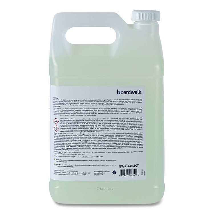 Concentrated Heavy-Duty Floor Stripper, 1 gal Bottle, 4/Carton