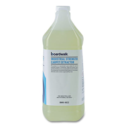 Industrial Strength Carpet Extractor, Clean Scent, 1 gal Bottle, 4/Carton