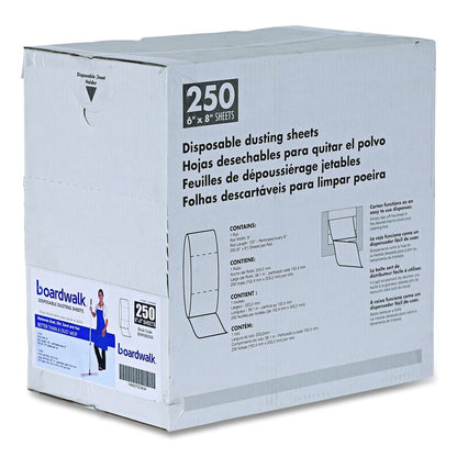 TrapEze Disposable Dusting Sheets, 8" x 125 ft, White, 250 Sheets/Roll