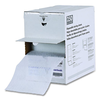 TrapEze Disposable Dusting Sheets, 8" x 125 ft, White, 250 Sheets/Roll