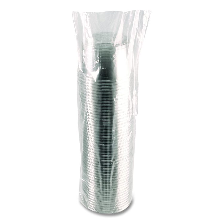 Recycleware Round Deli Container, 16 oz, 4.6" Diameter x 3" h, Clear, Plastic, 500/Carton