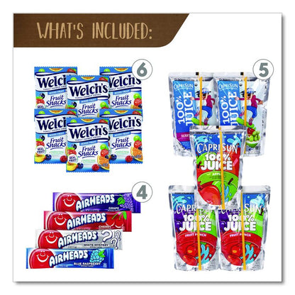 Allergen Friendly Snack Box, 38 Assorted Snacks/Box