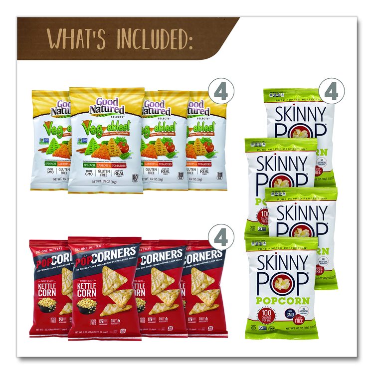 Allergen Friendly Snack Box, 38 Assorted Snacks/Box