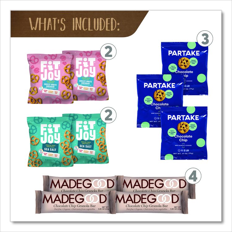 Allergen Friendly Snack Box, 38 Assorted Snacks/Box