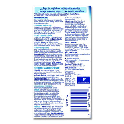 Disinfectant Toilet Bowl Cleaner, Atlantic Fresh Scent, 24 oz Angle-Neck Bottle, 9/Carton