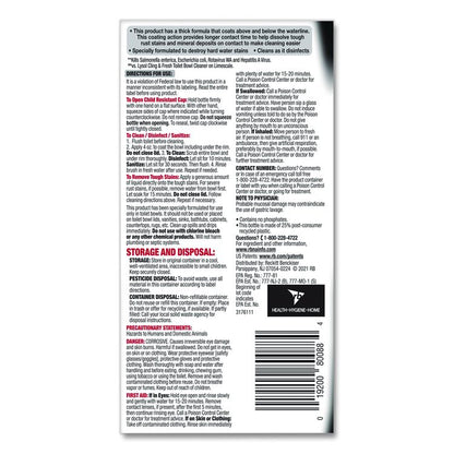 Disinfectant Toilet Bowl Cleaner w/Lime/Rust Remover, Atlantic Fresh Scent, 24 oz Angle-Neck Bottle, 9/Carton