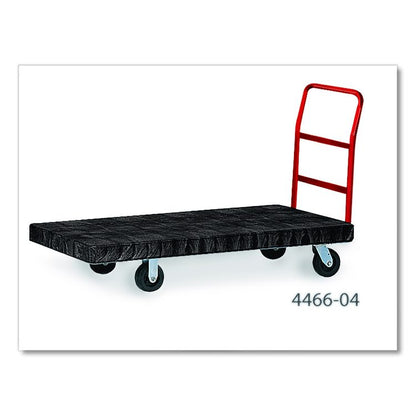 Heavy-Duty Platform Truck Cart, 1,200 lb Capacity, 24 x 48 Platform, Black