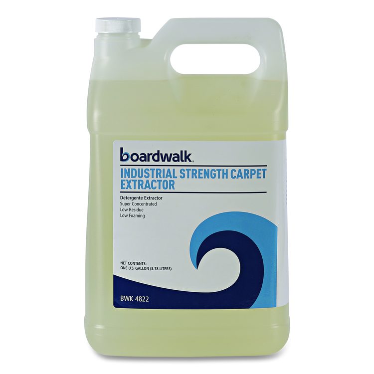 Industrial Strength Carpet Extractor, Clean Scent, 1 gal Bottle, 4/Carton
