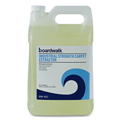 Industrial Strength Carpet Extractor, Clean Scent, 1 gal Bottle, 4/Carton
