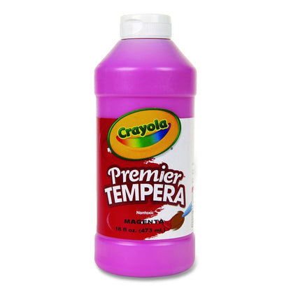 Premier Tempera Paint, Magenta, 16 oz Bottle