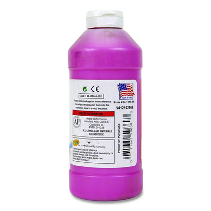 Premier Tempera Paint, Magenta, 16 oz Bottle