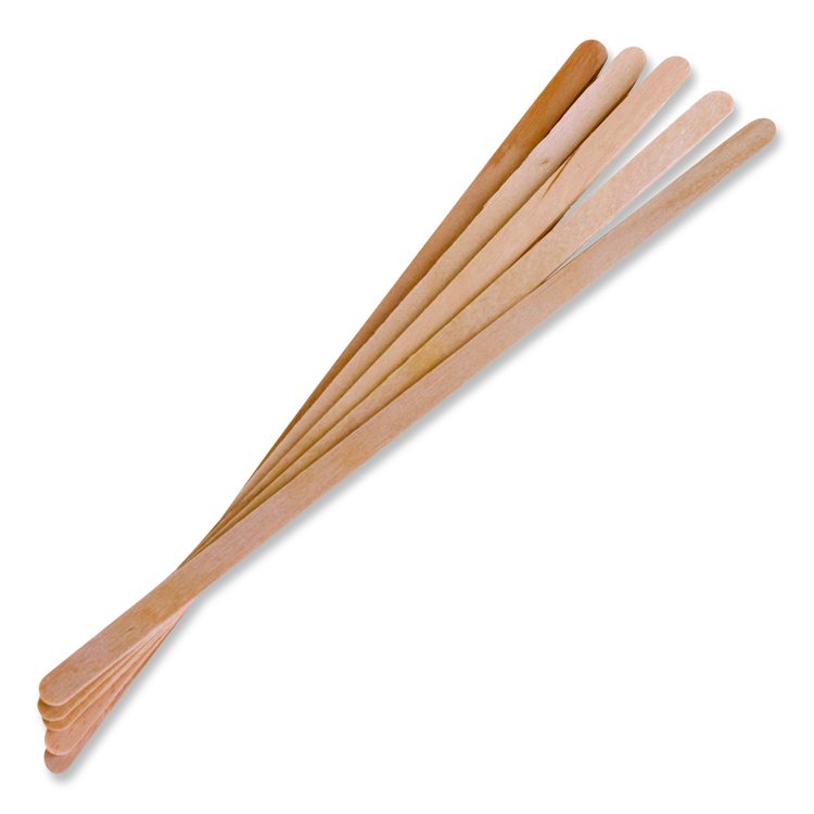 Wooden Stir Sticks, 7", 1,000/Pack, 10 Packs/Carton