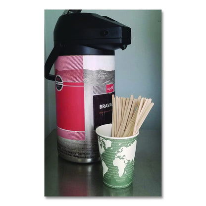 Wooden Stir Sticks, 7", 1,000/Pack, 10 Packs/Carton