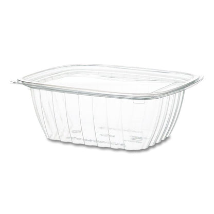 Renewable and Compostable Rectangular Deli Containers, 32 oz, 7.5 x 6.5 x 3, Clear, Plastic, 50/Pack, 4 Packs/Carton