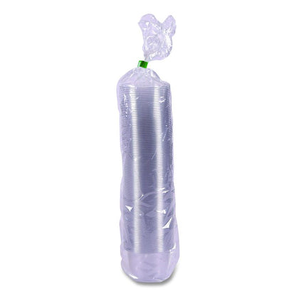 Renewable and Compostable Portion Cups, 4 oz, Plastic, Clear, 100/Pack, 20 Packs/Carton