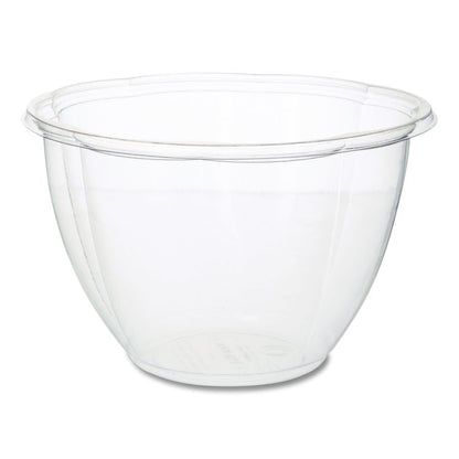 Salad Bowls, 48 oz, 6.69" Diameter x 4.38" h, Clear, Plastic, 300/Carton