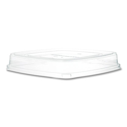 Lids for Regalia Sugarcane 160 oz Bowls, 12 x 12 x 1.9, Clear, 50/Carton