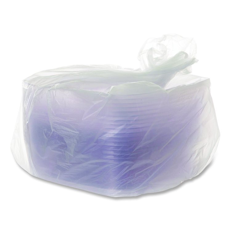 Lids for Regalia Sugarcane 160 oz Bowls, 12 x 12 x 1.9, Clear, 50/Carton
