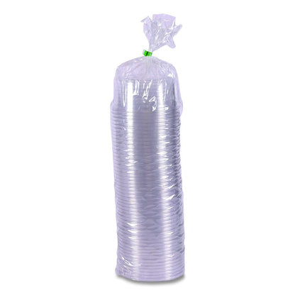 Round Deli Containers, 12 oz, 4.63" Diameter x 2.13" h, Clear, Plastic, 500/Carton