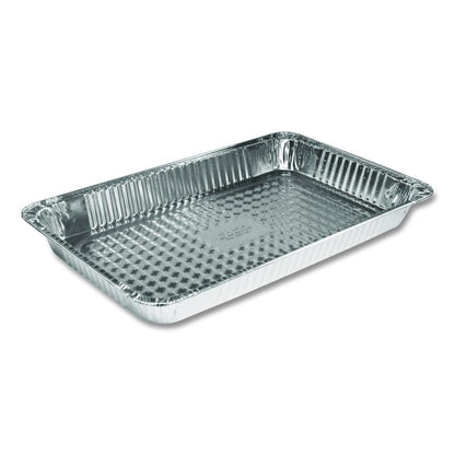 Aluminum Steam Table Pans, Full-Size Medium, 65 Gauge, 2.19" Deep, 12.75 x 20.75, 50/Carton