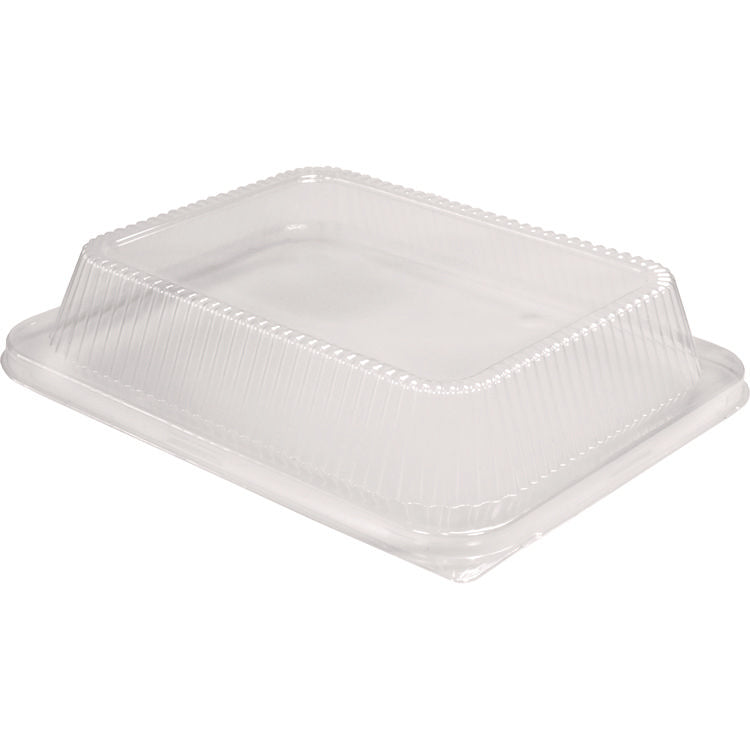 High Dome Lid for Aluminum Steam Table Pans, Fits Half-Size High Dome Pan, 10.75 x 13.12, 100/Carton