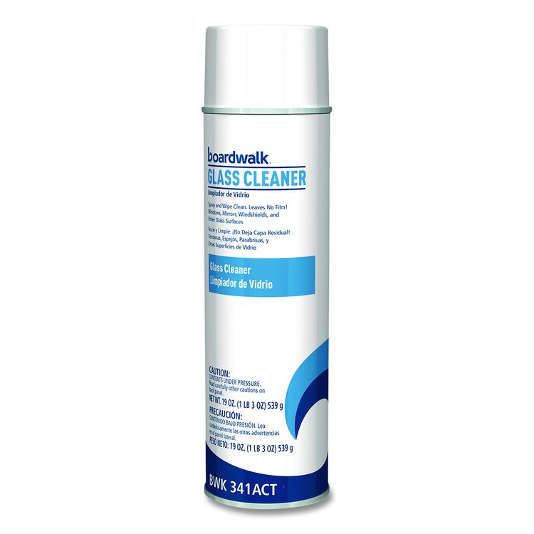 Heavy-Duty Glass Cleaner, Sweet Scent, 19 oz Aerosol Spray, 12/Carton